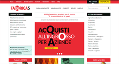 Desktop Screenshot of fabbrica5.it